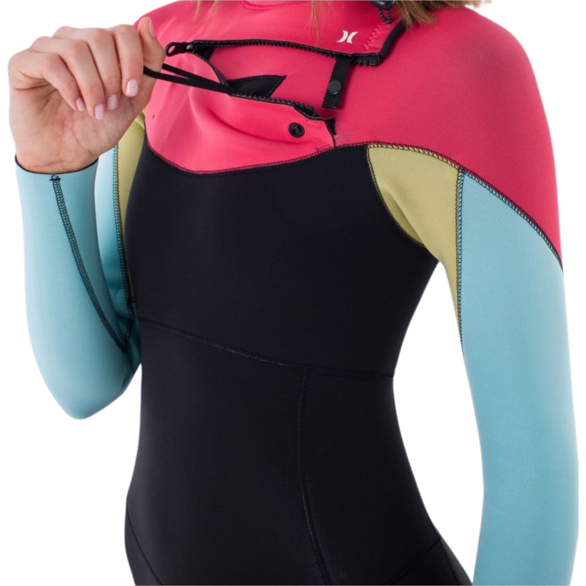 Hurley Womens Advant 3/2mm Chest Zip Wetsuit WFS0013302 - Spiced Coral